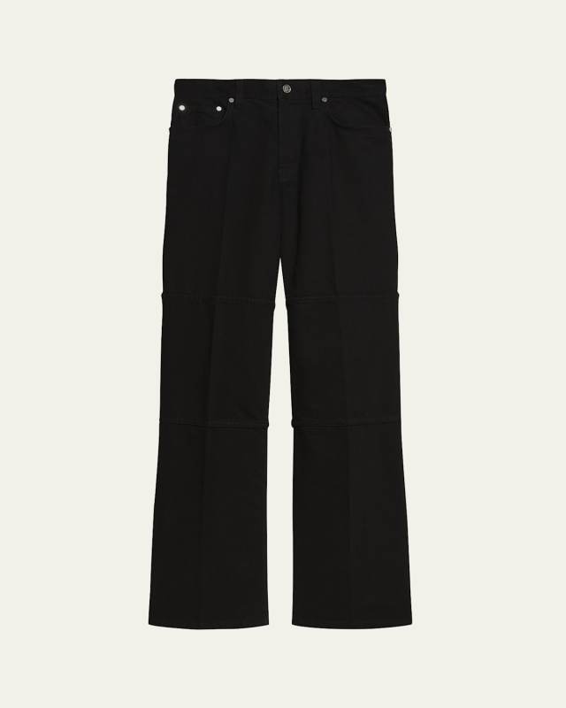 Straight-Leg Carpenter Jeans with Zips